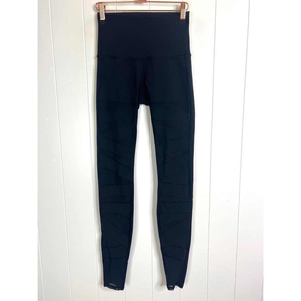 Lululemon Wunder Under Pant (Hi-Rise) (Tech Mesh) in‎ Black Size 4